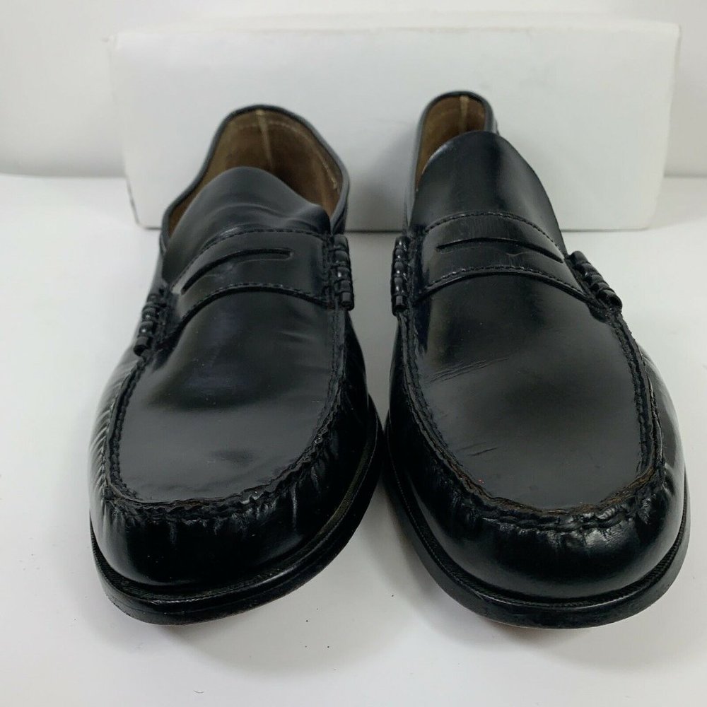 Florsheim Berkley Black Leather Loafers Men Sz 15D - Picture 3 of 8